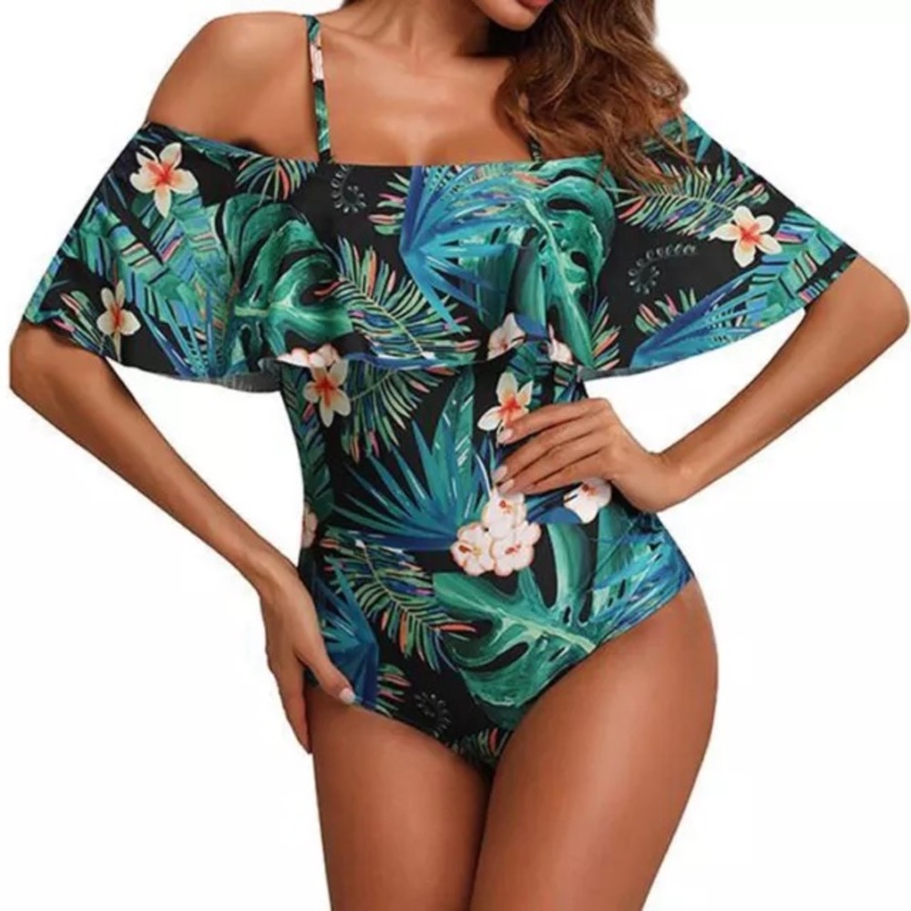 ❤️❤️❤️❤️❤️RAINFOREST MONOKINI BATHING SUIT - Picture 5 of 6